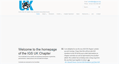 Desktop Screenshot of igs-uk.org